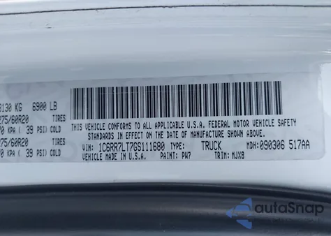 2016 Ram 1500 Big Horn z USA, uszkodzony, nr VIN 1C6RR7LT7GS111680